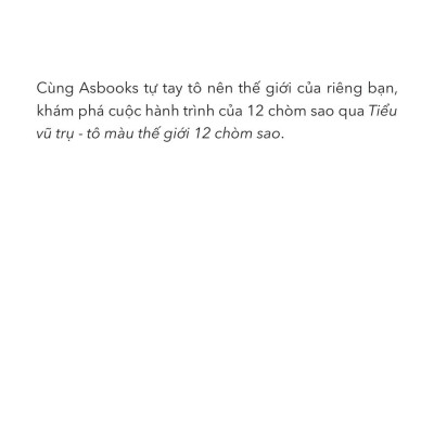 Sách - Tiểu vũ trụ - tô màu thế giới 12 chòm sao (tặng kèm bookmark)