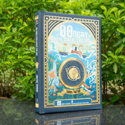 Sách - 80 ngày vòng quanh thế giới (Bìa cứng) - Đinh Tị Books