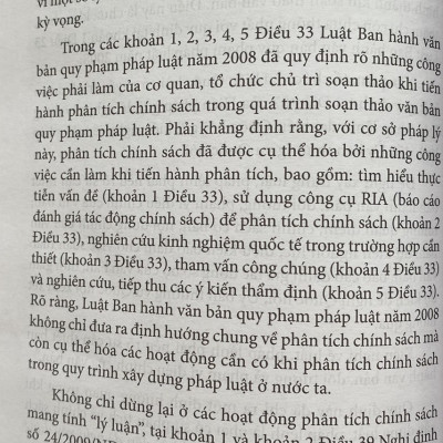 Phân tích chính sách trong hoạt động lập pháp của một số nước trên thế giới và kinh nghiệm đối với Việt Nam hiện nay