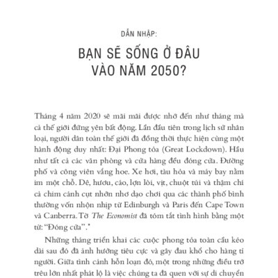 Dịch Chuyển - Bạn Sẽ Sống Ở Đâu Năm 2050? _TRE