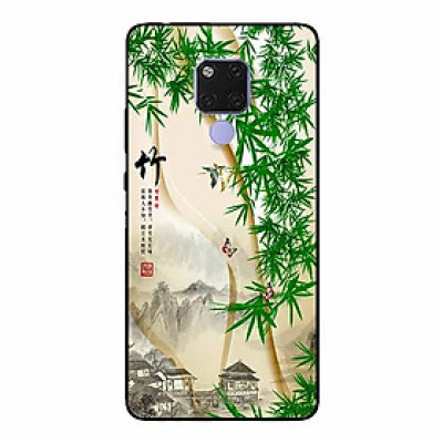 Ốp lưng in cho Huawei Mate 20 Tranh Làng Tre