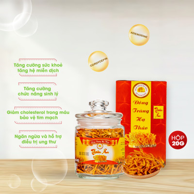 Đông Trùng Hạ Thảo Sấy Thăng Hoa Thiên Ân - Hũ 20g