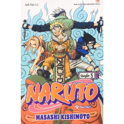 Truyện Tranh - Combo 5 cuốn Naruto - Kim Đồng