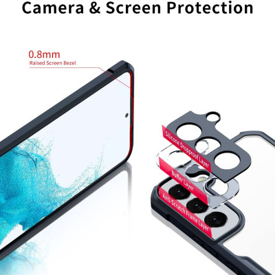 Ốp lưng chống sốc cho Samsung Galaxy S22 / S22 Plus / S22 Ultra hiệu Xundd Fitted Armor Case trang bị túi khí bảo vệ góc, gờ bảo vệ camera - hàng nhập khẩu