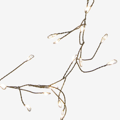 Đèn trang trí dây | JYSK Fedtsten | đồng | xanh lá | D1125cm | 600LED