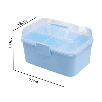 Tủ Đựng Thuốc / Hộp đựng thuốc gia đình có quai xách - Hộp đựng đồ Mỹ Phẩm Đi Làm Móng Làm Nails