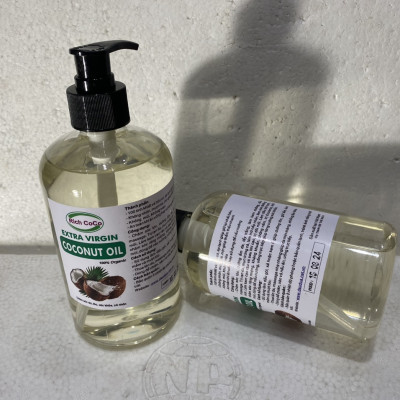 DẦU DỪA HỮU CƠ ÉP LẠNH - RICH COCO – EXTRA VIRGIN COCONUT OIL – CHAI 500ml