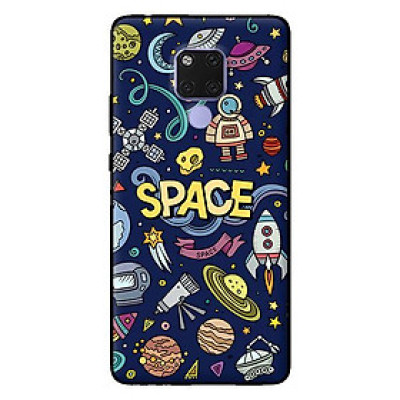Ốp lưng in cho Huawei Mate 20 mẫu Họa Tiết Vũ Trụ - Hàng chính hãng
