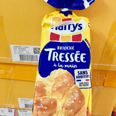 Bánh mì Hoa cúc Harrys Brioche Tressée 500g - Nhập khẩu Pháp