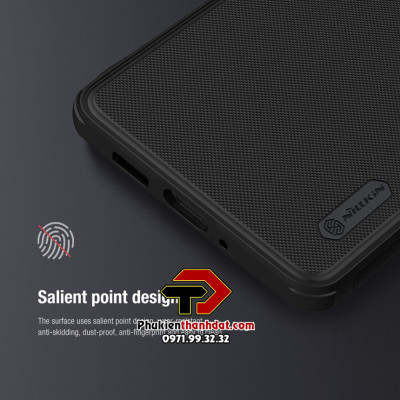 Ốp lưng chống sốc dành cho SamSung Galaxy A73 5G chính hãng Nillkin dạng sần - Hàng chính hãng