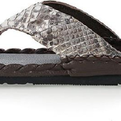 Dép nam Huy Hoàng da trăn màu đan nguyên thủy HT7306