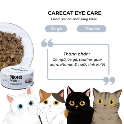 Thùng Pate CARE CAT 90g MIX VỊ ( 24 lon)