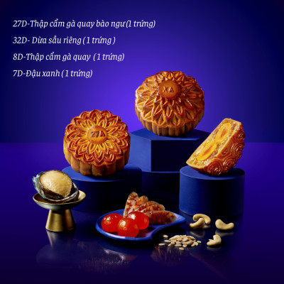 Hộp 4 Bánh Trung Thu Givral Tết Đoàn Viên 10 (150gr)