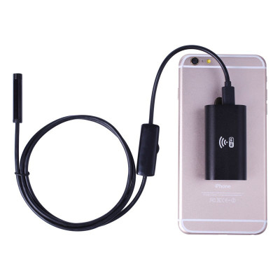 Camera Nội Soi chống nước cho điện thoại LED HD Wifi Endoscope Dài 1M - Hàng Nhập Khẩu