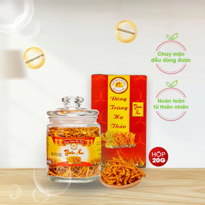 Đông Trùng Hạ Thảo Sấy Thăng Hoa Thiên Ân - Hũ 20g