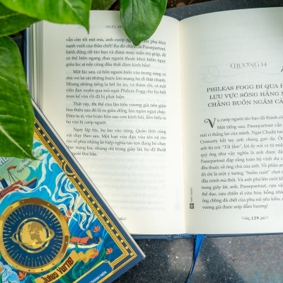 Sách - 80 ngày vòng quanh thế giới (Bìa cứng) - Đinh Tị Books