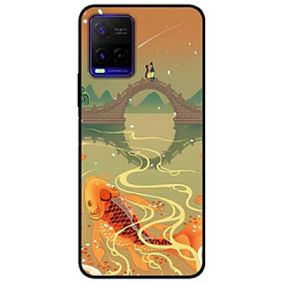 Ốp lưng dành cho Vivo Y21 - Vivo Y21s mẫu Chép Bên Cầu
