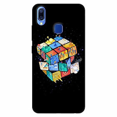 Ốp lưng in cho Vivo Y95 Rubik Vũ Trụ
