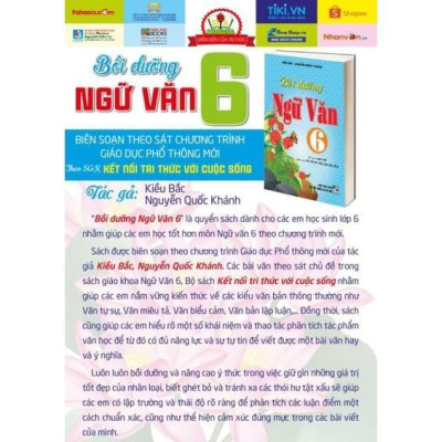 Sách - Bồi Dưỡng Ngữ Văn Lớp 6 - Bám Sát SGK Kết Nối Tri Thức Với Cuộc Sống - Hồng Ân