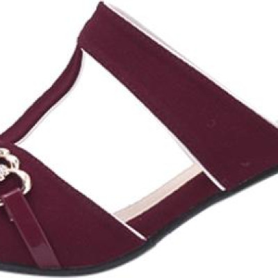 Dép Nữ Cao Gót Huy Hoàng HT7046 - Đỏ