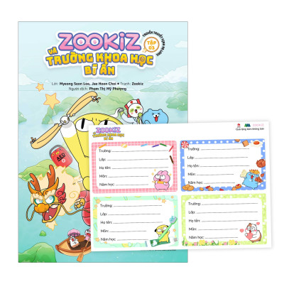 Zookiz Và Trường Khoa Học Bí Ẩn - Tập 3 - Truyền Thuyết Vịnh Hạ Long - Tặng Kèm 4 Nhãn Vở