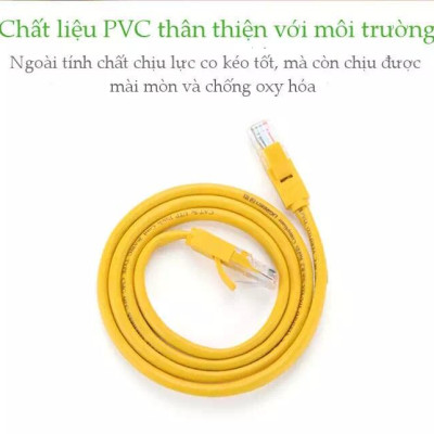 Ugreen UG11231NW103TK 2M màu Vàng Cáp mạng LAN CAT5E UPT - HÀNG CHÍNH HÃNG