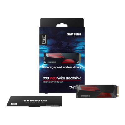 Ổ Cứng SSD Samsung 990 Pro Heatsink 1TB / 2TB PCIe Gen 4.0 x4 NVMe 2.0 - Hàng Nhập Khẩu