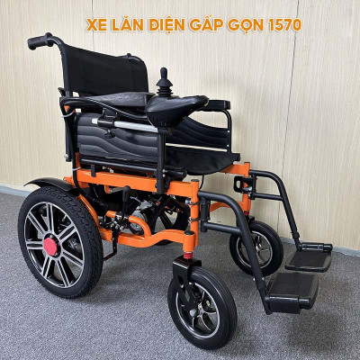 Xe Lăn Điện Điều Khiển Dễ Dàng Cho Người Khuyết Tật Có Thể Gấp Gọn, Chính Hãng NIKITA XLD-1650