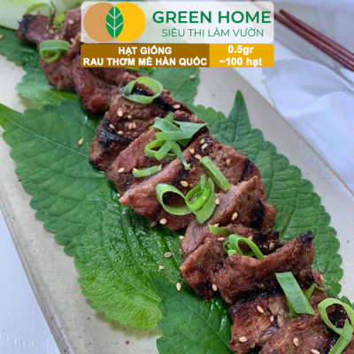 Hạt Giống Rau Thơm Mè Greenhome, Gói 0.5g, Dễ Trồng Quanh Năm, Nảy Mầm Cao, Thu Hoạch Nhanh, Năng Suất Cao R17
