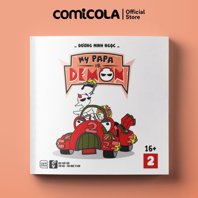 Combo Truyện tranh My Papa Is Demon Tập 2 và Huy hiệu Quỷ Đỏ