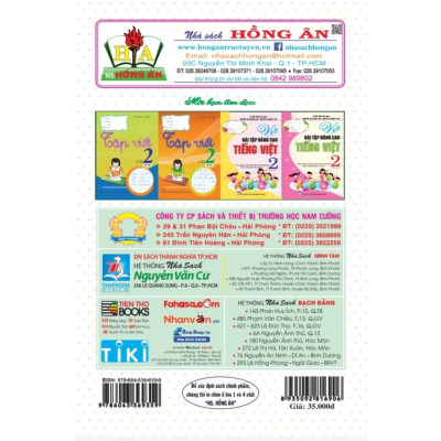 Sách Những bài văn miêu tả lớp 2 theo chương trình GDPT mới-HA-MK