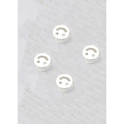 Combo charm bạc hình mặt cười xỏ ngang - Ngọc Quý Gemstones