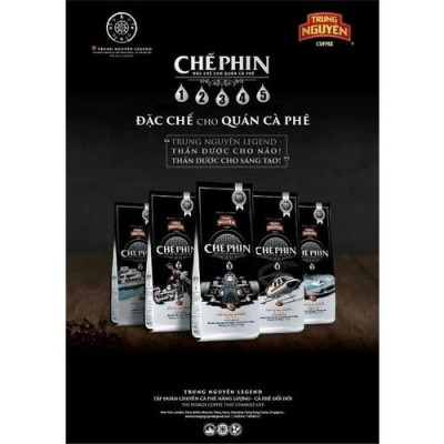 Combo 2 Bịch Cà Phê Trung Nguyên Legend Chế Phin 1 – Gói 500g – Gu Mạnh, Đắng Gắt, Chuẩn Cà Phê Việt