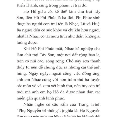 Chuyện Vua Quang Trung - bản in 2024