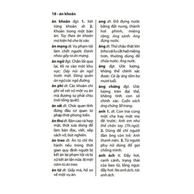 Sách - Từ Điển Tiếng Việt Thông Dụng - Bìa Mềm, Khổ To - Minh Thắng