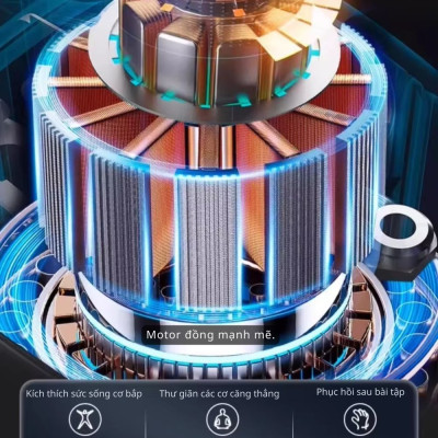 Gậy Massage Kachi MK405 – Súng Massage Cầm Tay Có Tay Nối Dài, Thư Giãn Sâu Từng Nhóm Cơ - hàng chính hãng