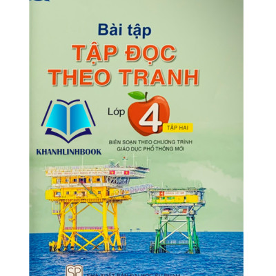 Sách - Combo Bài tập tập đọc theo tranh lớp 4 tập 1 + 2 ( Kết Nối )