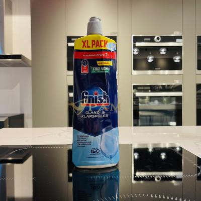 Combo viên rửa bát Finish Quantum 60 viên hương thường + Muối Finish 1,5kg + Nước làm bóng Finish 750ml