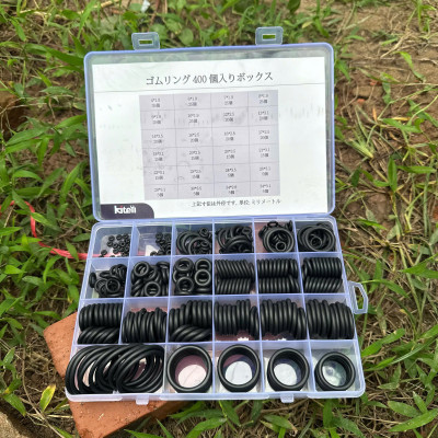 400 Chiếc Gioăng Cao Su 24 Size Cao Cấp - Độ Bền Cao, Chịu Nhiệt, Chịu Dầu Tốt - Màu Đen