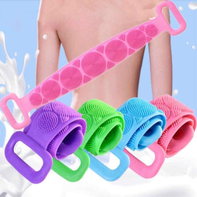 Dây  tắm chà lưng ,cọ lưng 2 mặt gai silicone ,chà chân tiện lợi tẩy tế bào chết ,phù hợp cho nam và nữ