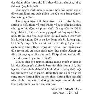 Văn Học Cổ Điển - Không Gia Đình (Tái Bản 2023)