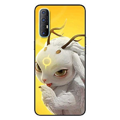Ốp lưng dành cho Oppo Reno 3 Pro mẫu Thỏ Sừng