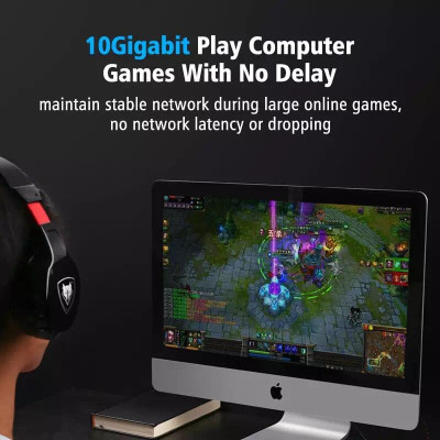 Ugreen UG11265NW106TK 10M màu Đen Cáp mạng LAN CAT 7 ftp dây dẹp - HÀNG CHÍNH HÃNG