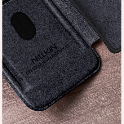 Bao Da Chính Hãng Nillkin Qin Dành Cho Samsung Galaxy S25 Ultra Cao Cấp, Có Ngăn Chứa Thẻ - Hàng chính hãng