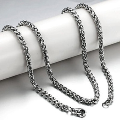 Dây chuyền nam titan cao cấp thời trang rẻ inox thép không gỉ bông dừa trangsucpt cỡ 5mm PTDCNA172