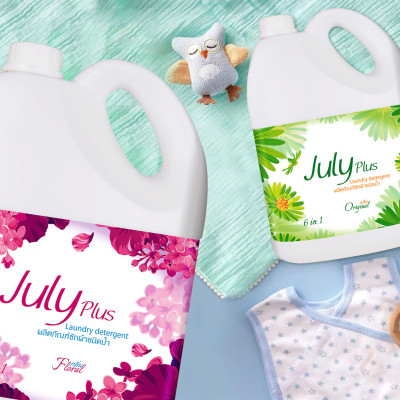 N­ước giặt xả Thái Lan 6 in1 July Plus 3.5L - Hàng nhập khẩu Thái Lan