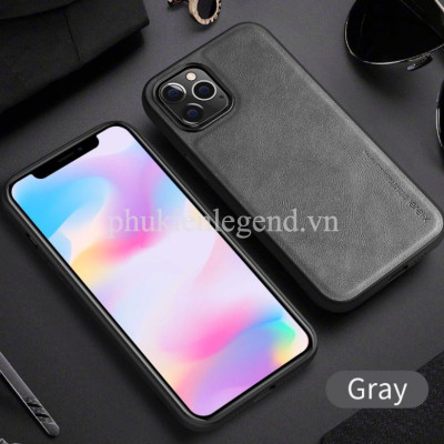 ỐP LƯNG DA cho iPhone 13 Pro Max , 13 Pro, 13 , 12 Pro Max , 12 , 12 Pro , 11 Pro Max , 11 Pro , 11 ốp viền dẻo hiệu X-level - Hàng chính hãng