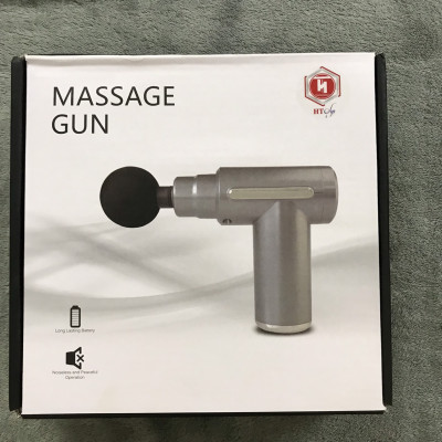 Súng Massage Cầm Tay, Máy Massage Cổ Vai Gáy, Toàn Thân, 4 Đầu 6 Cấp Độ, Máy Massage Đa Năng