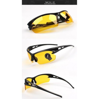 Kính Nhìn Xuyên Đêm Mẫu Mới Gọng Đen Thời Trang Nam