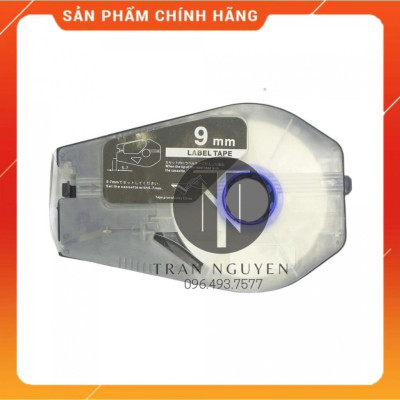 [Combo 3 cuộn] Nhãn in Canon PT-1109w - Đen nền trắng - 9mm x 30m - Hàng nhập khẩu